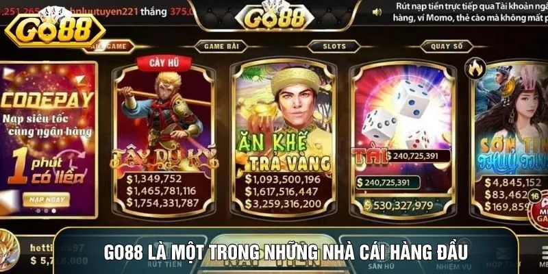 Go88 là một trong những cổng game hàng đầu tại thị trường Việt Nam Go88 là một trong những cổng game hàng đầu tại thị trường Việt Nam